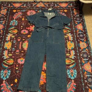 New! Velvet Heart Blue Denim Jumpsuit